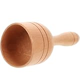 MAGICLULU Schabwerkzeug Massager Holz Schröpfglas 18x7,5cm Leicht Sicher für Muskelentspannung Büro Reisen Wellness für Familie und Freunde