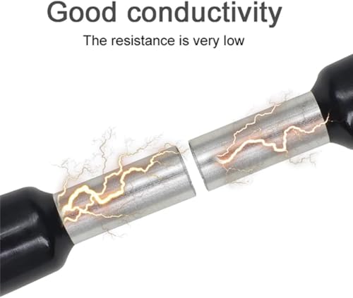 Image of 20PCS AWG 3 /0 Insulated Wire Ferrules Connectors,E95-25 Ferrule Cord Pin End Terminals Wire Connector Kit