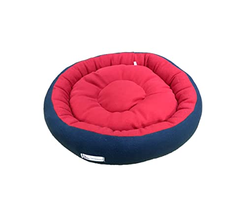 Image of Premium Small Size Dog Bed for Small Dogs and Puppies Anti Skid Bottom Washable Orthopedic Dog /cat Beds Blue /Red