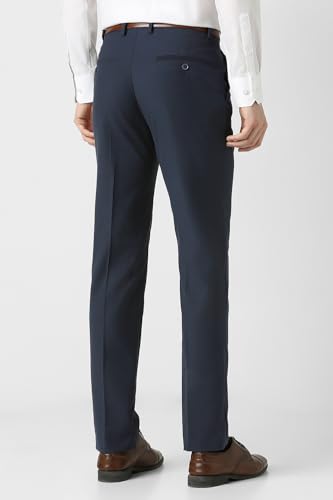 Image of Peter England Men Mid Rise Neo-Slim Formal Trouser