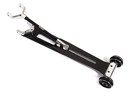 IntegyRC Model Machined Alloy & Composite Wheelie Bar for Associated DR10 Drag Race Car RTR
