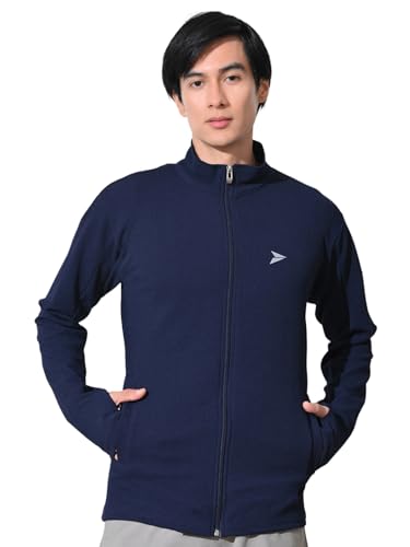 Image of FITINC Sportswear Sunscreen Jacket for Men | Anti-UV Sun Protection, Thumb Hole & CoolRush Tech - Gym, Running & Outdoor Activewear