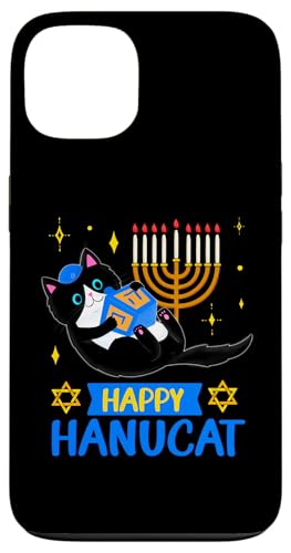 Happy HANUCAT �q���p �t�@�j�[�n�k�J�L ���m���[ ���̎q�p �X�}�z�P�[�X iPhone 13 �p