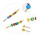 UPKOCH 2sets 2-Pack Hand Shaped Ball Toys Boys and Girls Chest Expander Exercise Arm Strength Tool Colorful Plastic Wooden Handles for Boys and Girls Development 2pcs*2