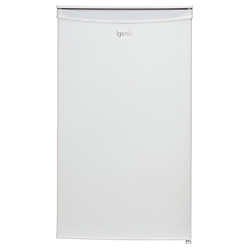 Igenix IG3960 Freestanding Larder Fridge with 92 Litre Capacity, 2 Adjustable Shelves and Salad Drawer, Reversible Door, 48 cm Wide, White