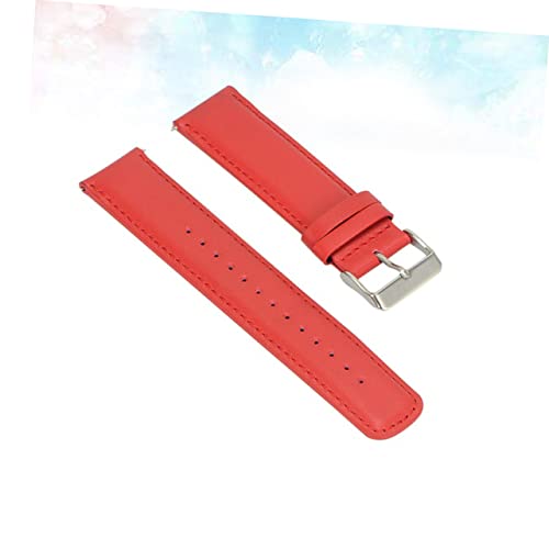Creative Genuine Watch Strap Replacement for Frontier Stylish Red Watchband for Daily Wear Comfortable Fit and Design3