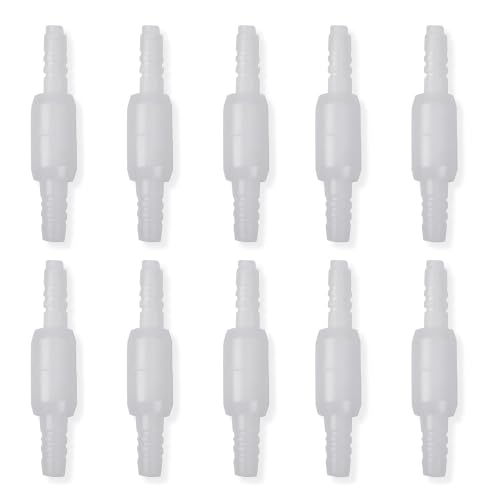 Image of Oxyllow Premium Swivel Connector -10 Count - 360 Rotating Design to Reduce Tube Tangle - Barbed Secure Fit for Leak-Free Oxygen Flow - Compatible with Major Respiratory Brands