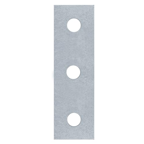 heneng 9 Pcs 3 Hole Splice Plates for 1-5/8" Strut Channel, Flat Plate Fitting Connector Bracket, 1/4" Thick by heneng - Image 4
