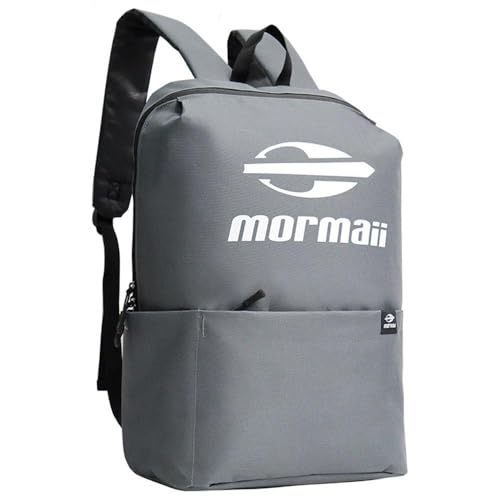 Mormaii Mochila Casual cinza, 20 Litros, Alças Acolchoadas Ajustáveis, Zíperes Bidirecionais, Compartimento Interno, 43x28x15cm (2726)
