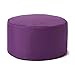 Lumaland Indoor Outdoor Sitzhocker 25 x 45 cm - Runder Sitzpouf, Sitzsack Bodenkissen, Rundhocker, Bean Bag Pouf - Wasserabweisend - Pflegeleicht - ideal für Kinder und Erwachsene - Lila