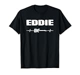 Eddie Guitar Heartbeat Music Guitarist Retro Vintage T-Shirt