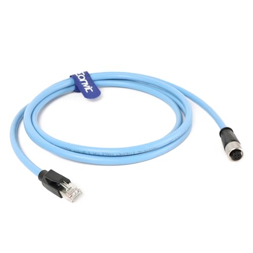 Cable Industrial Ethernet M12 4 Pin a RJ45 Cat6 50 cm miniatura 5