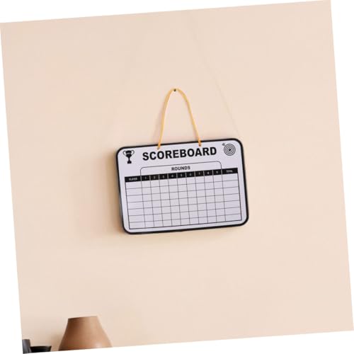 balacoo 2pcs tablero de puntajes de golf doble cara reutilizable miniatura 5