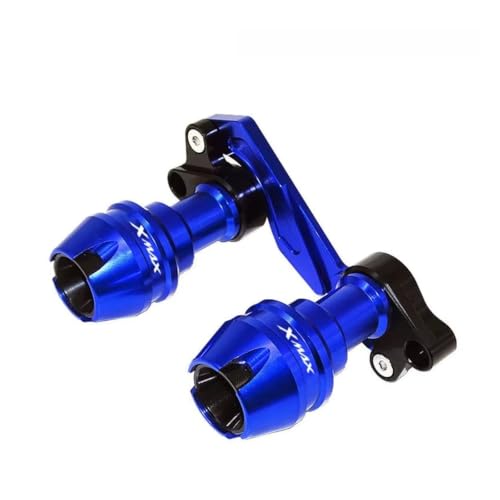 Protège moteur Yamaha XMAX300 curseur anti-crash haute résistance bleu