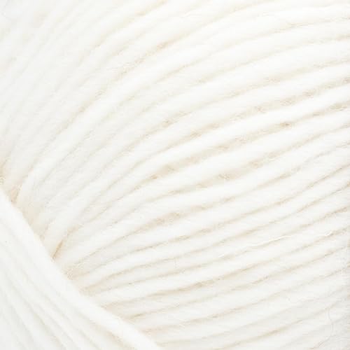 Image of Lion Brand Yarn, Wool-Ease Roving Origins Yarn, Cream, Off White, 1 Pack