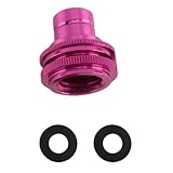 guaitaemao ソーダシリンダーストリームスレッド変換アダプタマッチタンクメスDUO/ART/からオスTR21-4耐久性簡単インストールレッド