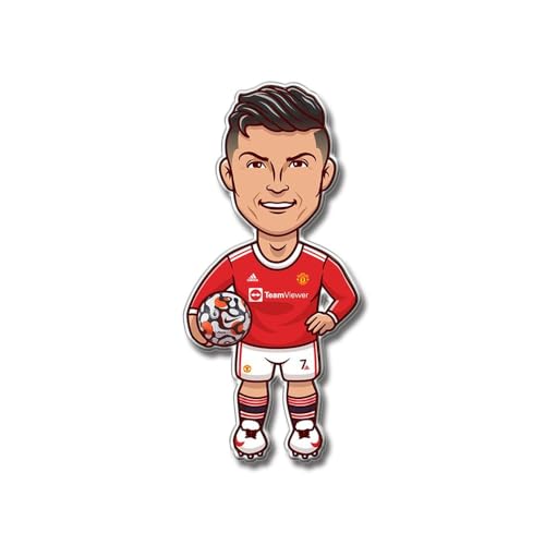 Image of Yey Stylish Fridge Magnet for Refrigerator - Multicolour 3x2 Inch Decorative Kitchen, Home & Office Accessory Idea for Decor Lovers (Ronaldo)