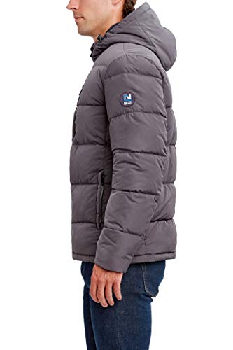 Nautica Men's Brushed Bi-Blend Hooded Parka3
