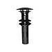 CAP DOME DRAIN W/ OVRFLW PLATED