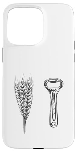 Décapsuleur de bière, orge, Malt, Classique rétro Coque pour iPhone 15 Pro Max