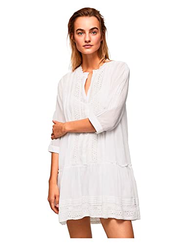 Pepe Jeans Damen Patris Dress, White (White), M