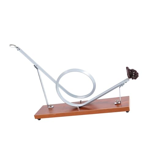 Mouvement centrifuge visible par cette piste à rouleaux éducative et stable