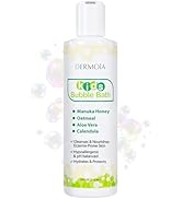 DERMOIA Kids Bubble Bath for Sensitive Skin &amp; Eczema Relief - Baby Bubble Bath with Manuka Honey,...
