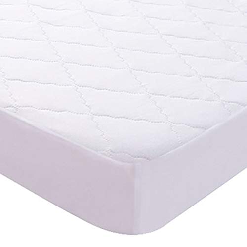 Ultra Soft&Quiet Waterproof Crib Mattress Protector,Quilted Fitted Baby Waterproof Mattress Pad with Extra