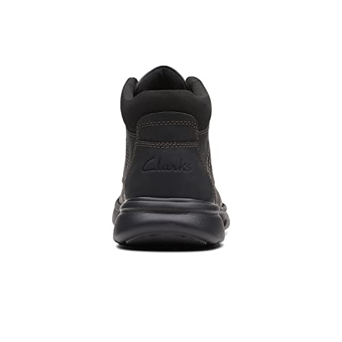 Clarks Herren Bradley Mid Ankle Boot, Black Tumbled, 45 EU