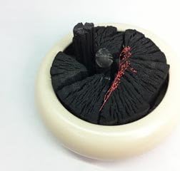 Amazon インテリア紀州備長炭 円 Madoka 炭入りマット無し 切炭入り卓上インテリア クレイbasic Ufoベース 白 消臭 脱臭 インテリア 通販