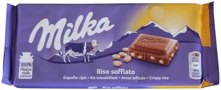 Chocolate Milka Ao Leite Rice Crisps 100G