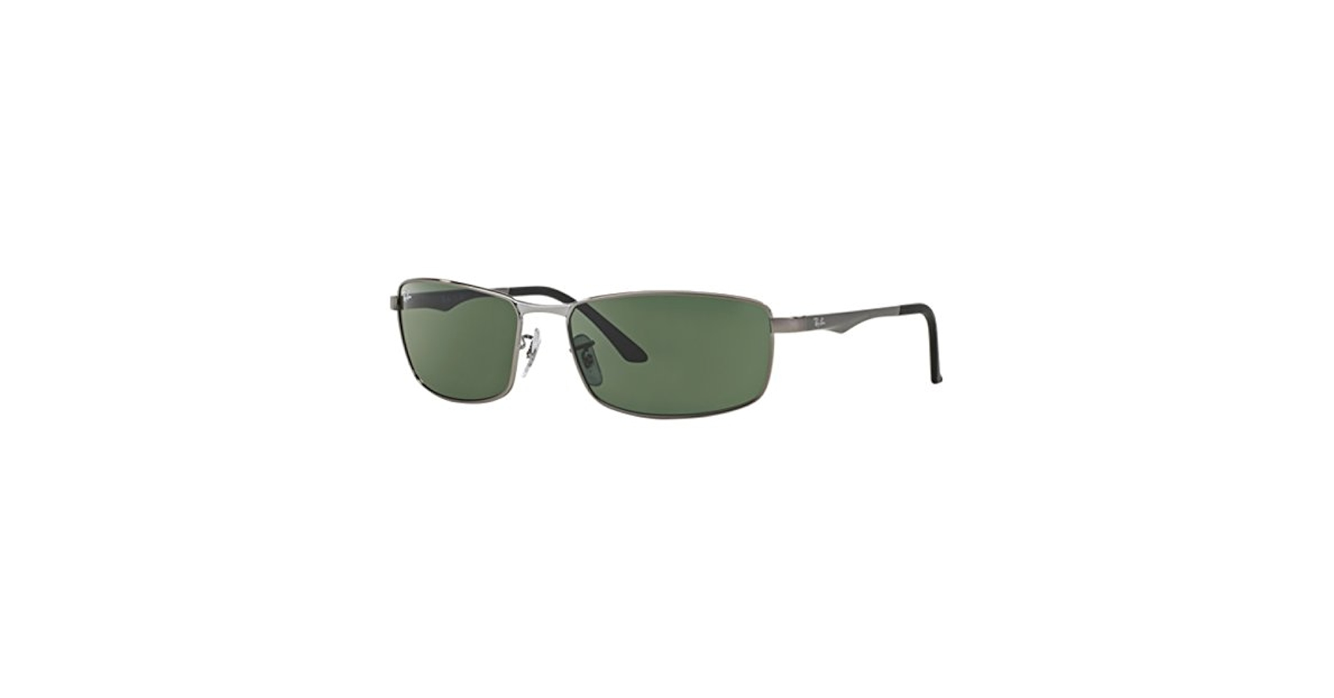 Amazon.com: Ray Ban RB 3498 004/71 - Gunmetal/Green