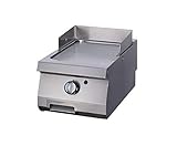 Maxima Gastro Heavy Duty Grillplatte - Glatt - Einzeleinheit - 70 cm Tief - Gas