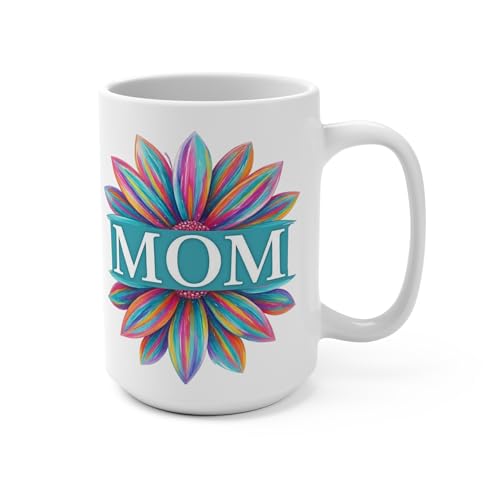 Taza personalizada para mamá de cerámica 15 oz miniatura 1
