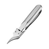 Nagelknipser für Frauen, gebogene Nagelknipser aus Edelstahl, tragbares Trimmwerkzeug | Senioren, Erwachsene, Männer, Reisende, Zuhause, Salon, Maniküre, professionelles Pflegeset, Verwendung P