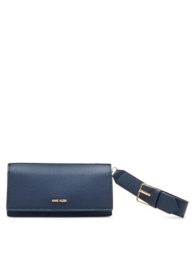 Anne Klein Womens Wristlet Wallet, Midnight