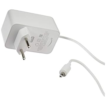 Fonte de energia bivolt de 15W - compatível com o Echo Dot (3ª, 4ª e 5ª gerações), Echo Dot com Relógio (3ª, 4ª e 5ª gerações), Echo Spot (2024) e Echo Show 5 (2ª geração)