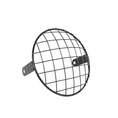 Protection phare grille maille moto pour éviter les bris d'optique sur phare 7 pouces