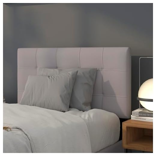 Flash Furniture Bedford Tufted Upholstered Twin Size Headboard in Light Gray Fabric