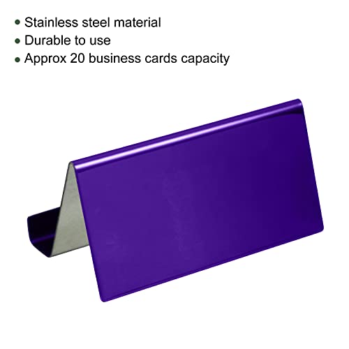 Tarjetero YOKIVE texturizado morado de alta resistencia y elegancia 4