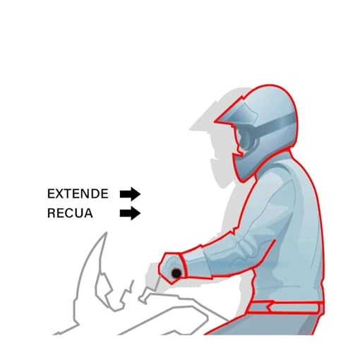 Elevadores manillar motocicleta para rutas largas de fin de semana en R1200 5
