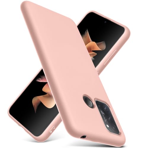 OPPO Reno5 A ケース リング 耐衝撃 シリコン Reno5 A カバー TPU 薄型 ストラップホール付き 指紋防止 レンズ保護 磨り表面 指紋防止 擦り傷防止 指紋防止 滑り止め 軽量 黄変防止 脱着簡単 ピンクC93-reno5a-06