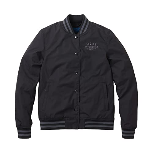Indian Motorcycle Women's Casual Bomber, Black