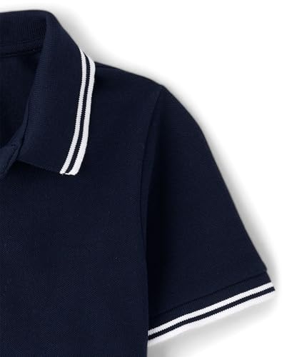 Image of The Children's Place Boys' Uniform Short Sleeve Pique Polo