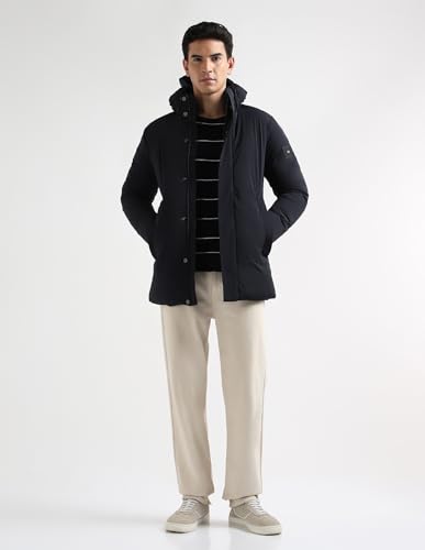 Image of Arrow sport men's solid regular fit jacket