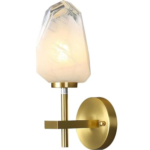Aplique de Pared industrial Vintage Aplique de pared nórdico for escaleras, moderno, dorado, regulable, for pasillo, interior, hogar, lámpara de pared de latón for mesita de noche, cocina, sala de est