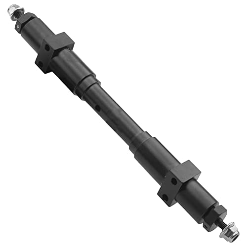 1Pcs Vgoohobby Metal Non-Powered RC Trailer Rear Wheel Axle Tail Axle Compatible with Tamiya 1/14 RC Tractor Trailer 1/10 DIY RC Car (140mm)