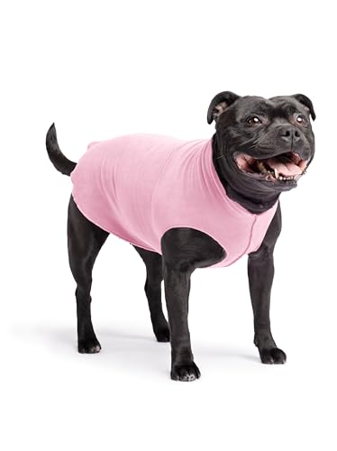 Goldpaw Stretch Fleece Dog Sweater, Rose, Size 16