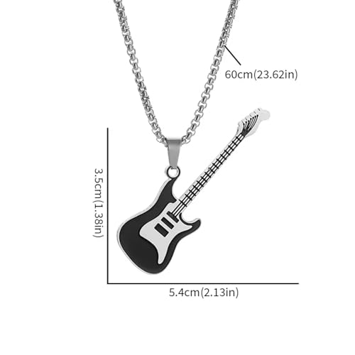 Collier guitare synthése acier inoxydable résistant TABOJS - 5