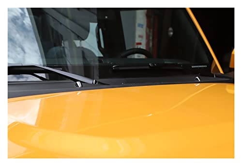 Buse d'essuie-glace de capot avant accessoire ABS chrome Bronco 2022 2023 - 4